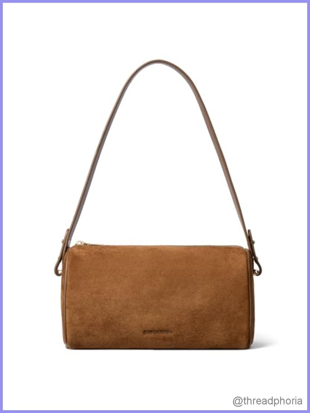 Suede Shoulder Bag with Two Straps Crossbody Purse Hobo Handbag Women's